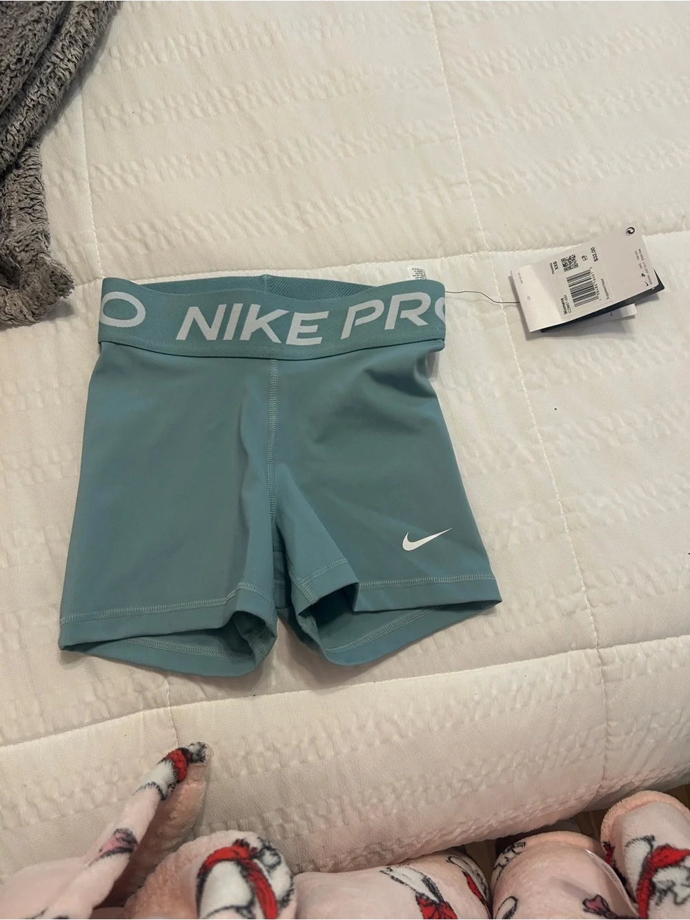 Nike Pro Women's Teal Training Spandex Shorts
